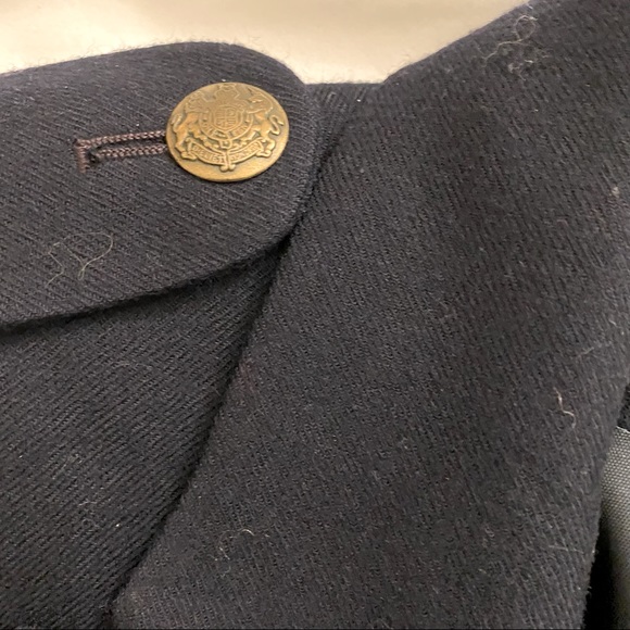 Vintage Neiman Marcus Navy Military Blazer - Picture 6 of 8